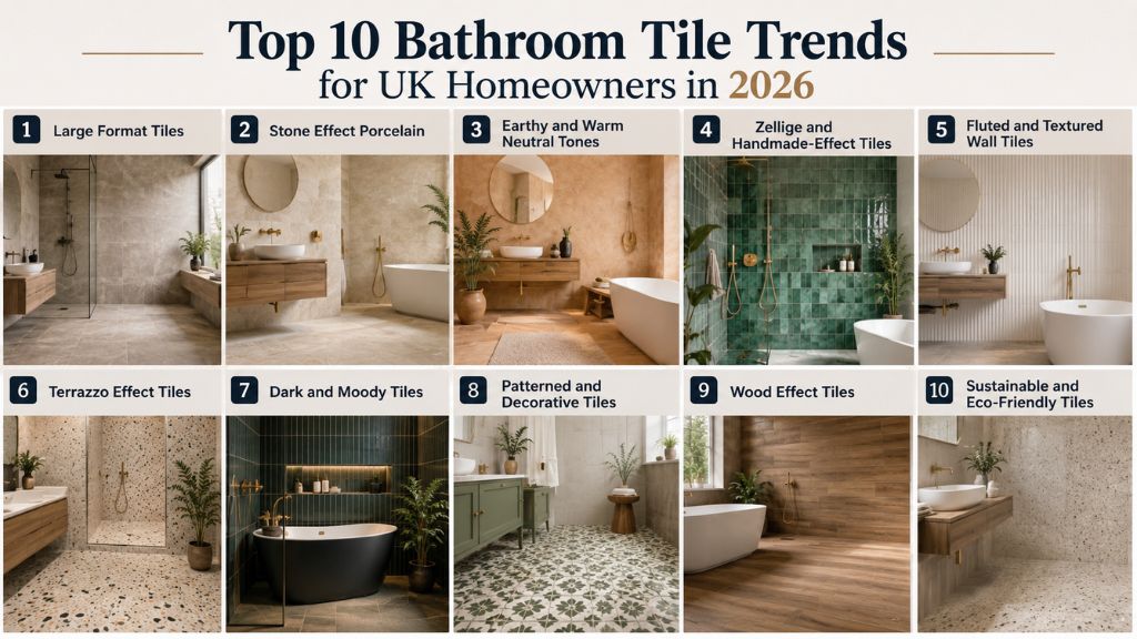 Top 10 Bathroom Tile Trends