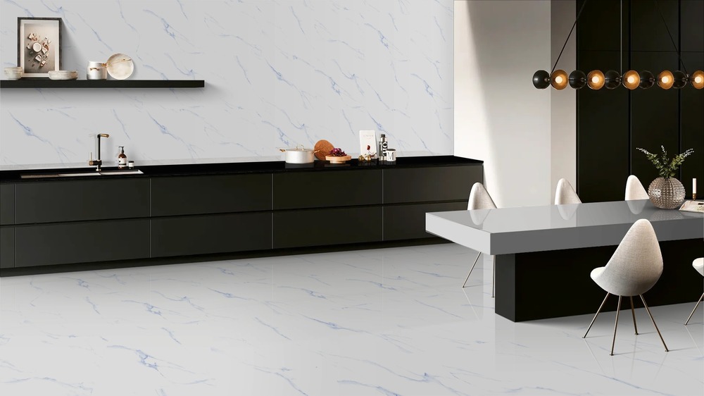 Carrara Blue Glossy 60cm x 60cm 9mm