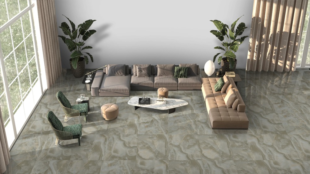 Imperial Olive Glossy 60cm x 60cm 9mm