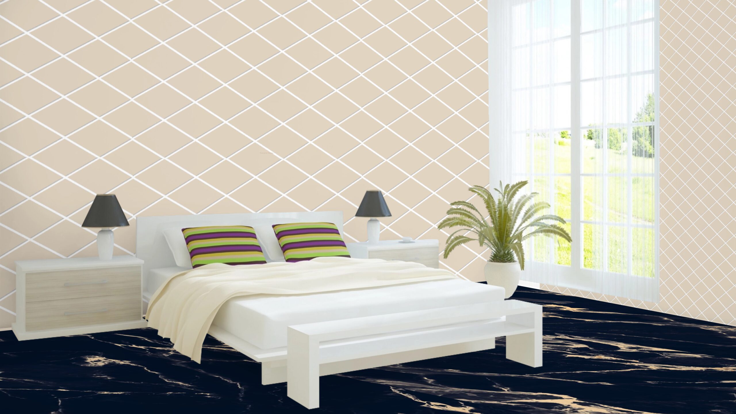 Victorian Black High Glossy 60cm x 120cm 9mm