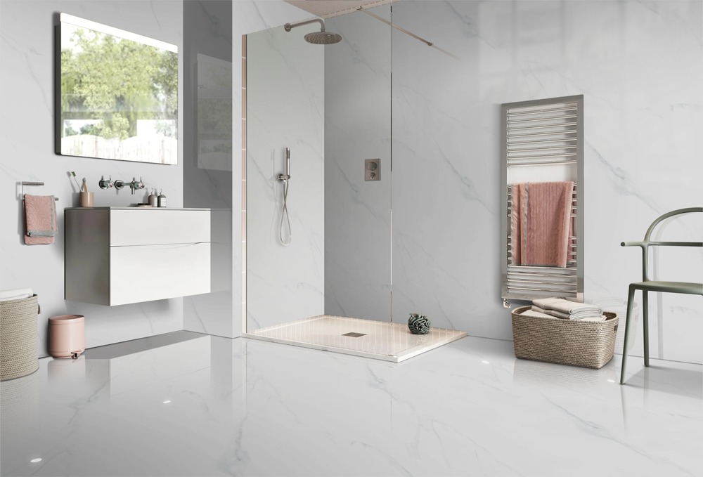 New Carrara Glossy 80cm x 80cm 9mm