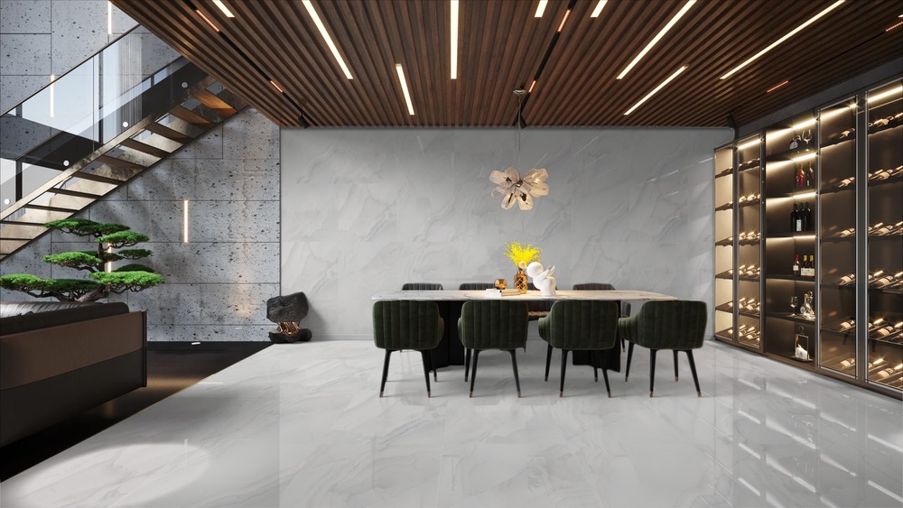 Onyx White Glossy 60cm x 60cm 9mm