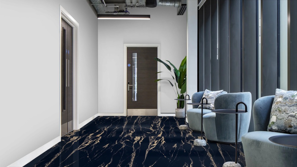 Victorian Black High Glossy 60cm x 120cm 9mm