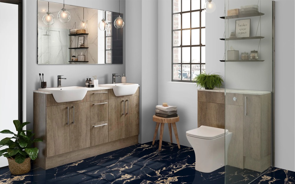 Victorian Black High Glossy 60cm x 120cm 9mm