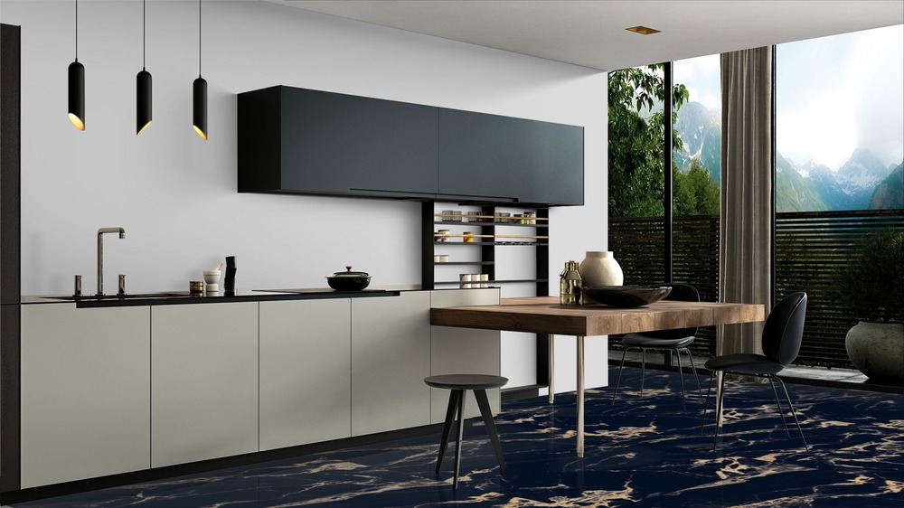 Victorian Black High Glossy 60cm x 120cm 9mm