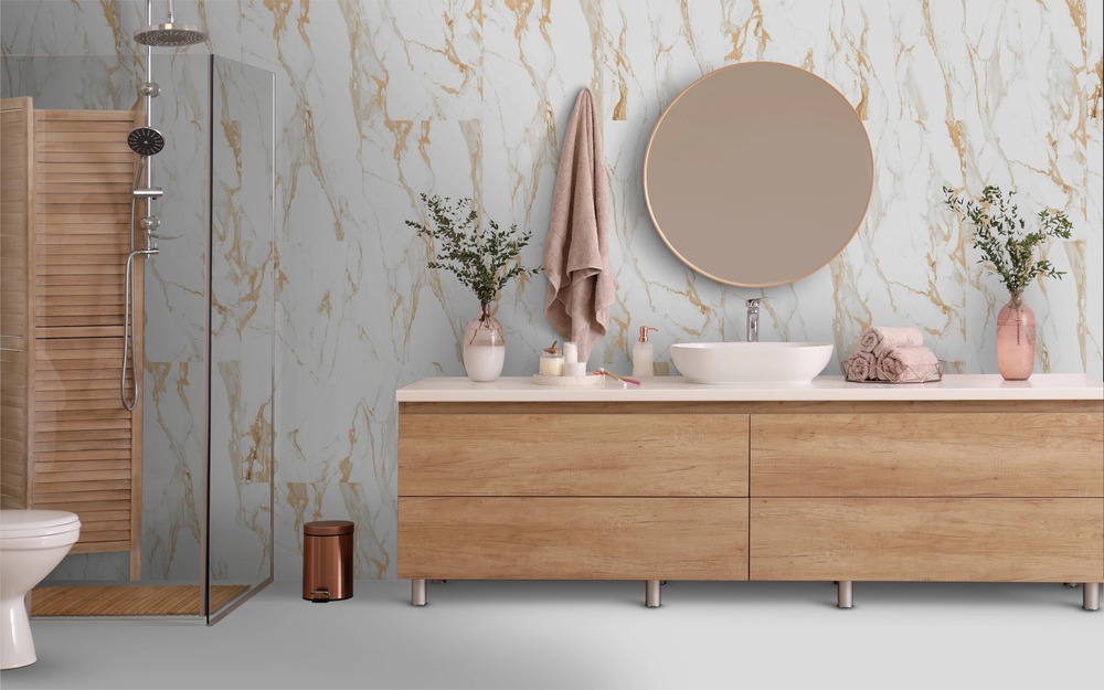 Victorian Gold Carving & Matt 60cm x 120cm 9mm