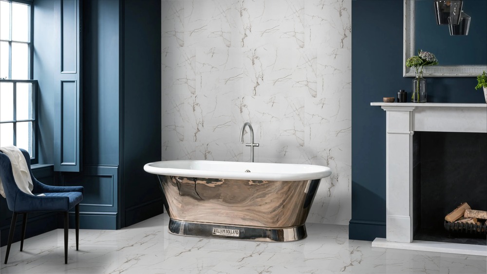 White Himalaya Glossy 30cm x 60cm 9mm