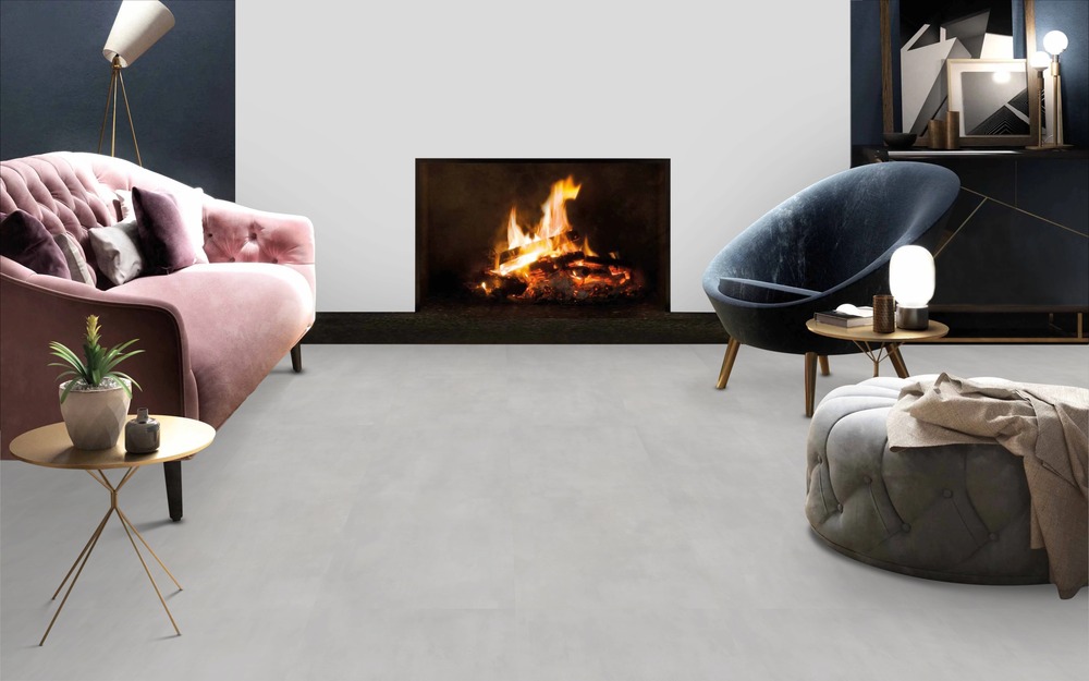 Light Grey Rustic Matt 60cm x 120cm 9mm