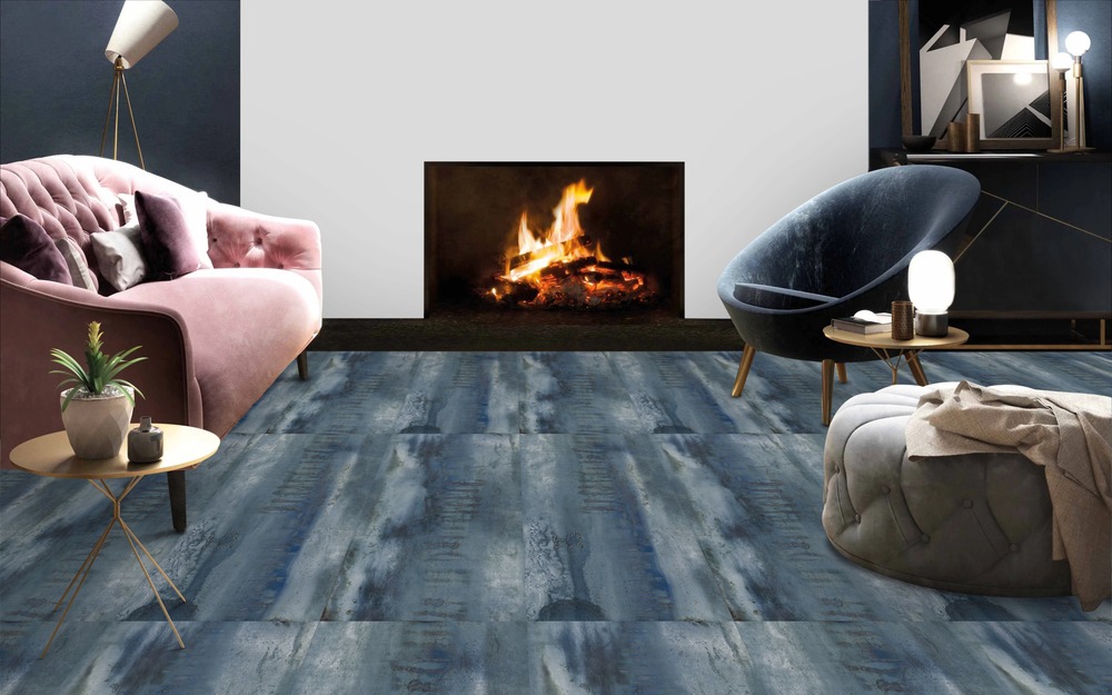 Plutonic blue Matt 60cm x 120cm 9mm