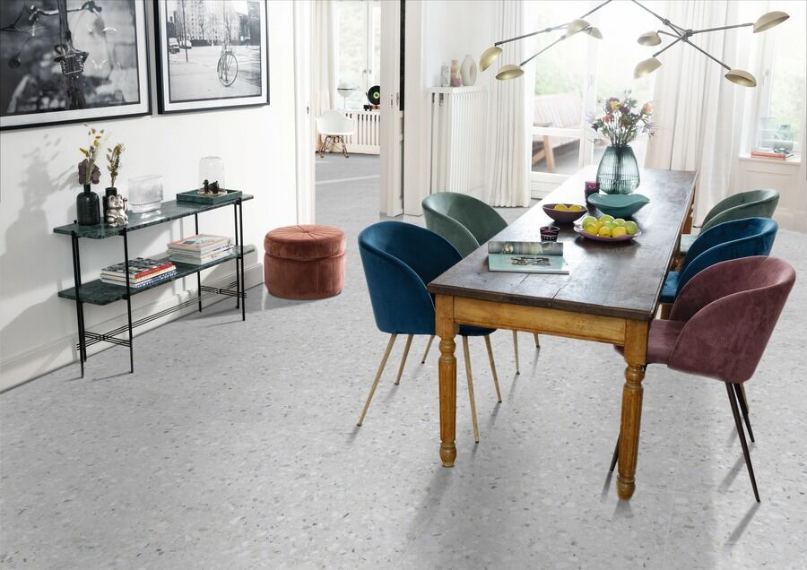 Terrazo Grey Matt 60cm x 120cm 9mm