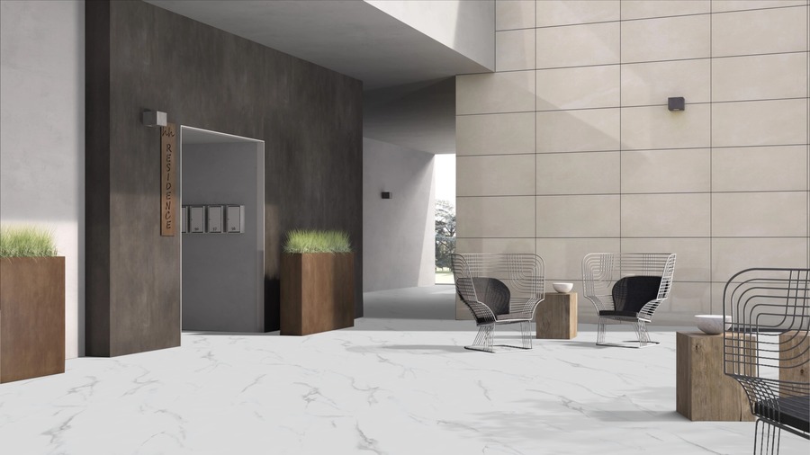 White Marble Stone R11 60cm x 120cm 20mm
