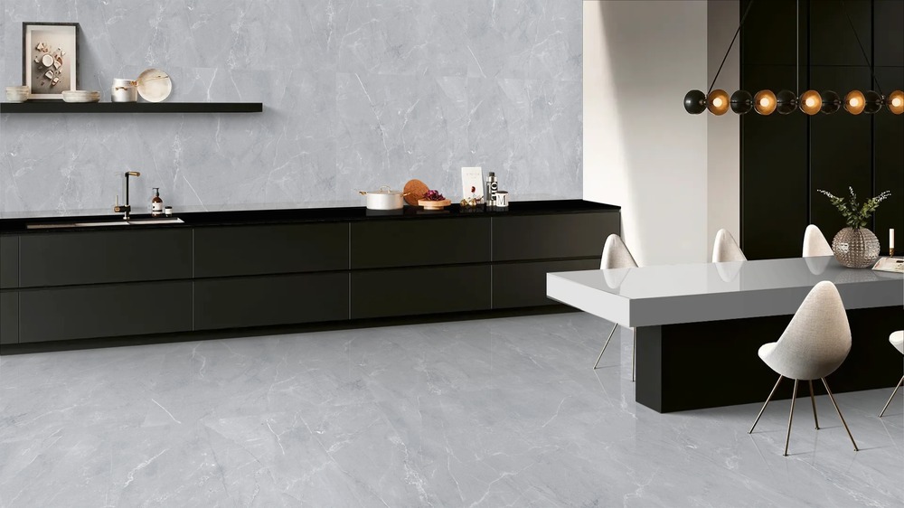 Majestic Grey Glossy 120cm x 120cm 9mm