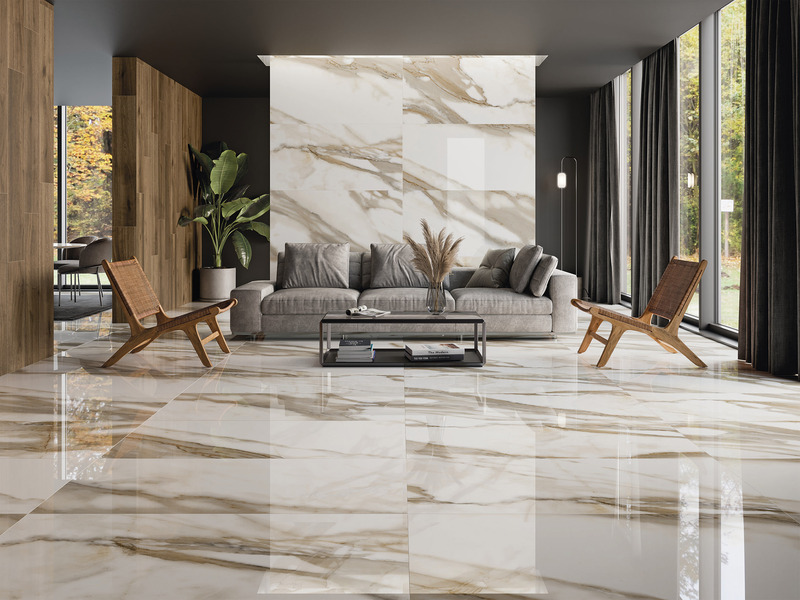 Calacatta Gold Polished 60cm x 120cm 9mm