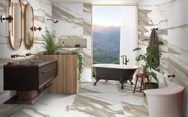 Calacatta Gold Polished 60cm x 120cm 9mm