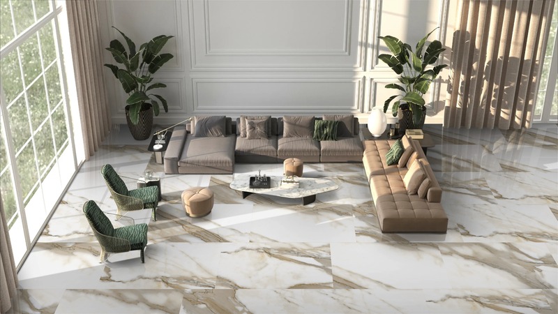 Calacatta Gold Polished 60cm x 120cm 9mm