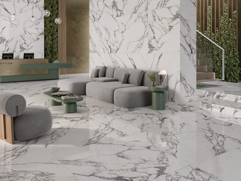 Opera White Polished 60cm x 120cm 9mm