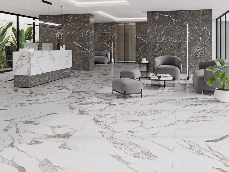 Opera White Polished 60cm x 120cm 9mm