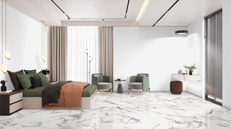 Opera White Polished 60cm x 120cm 9mm