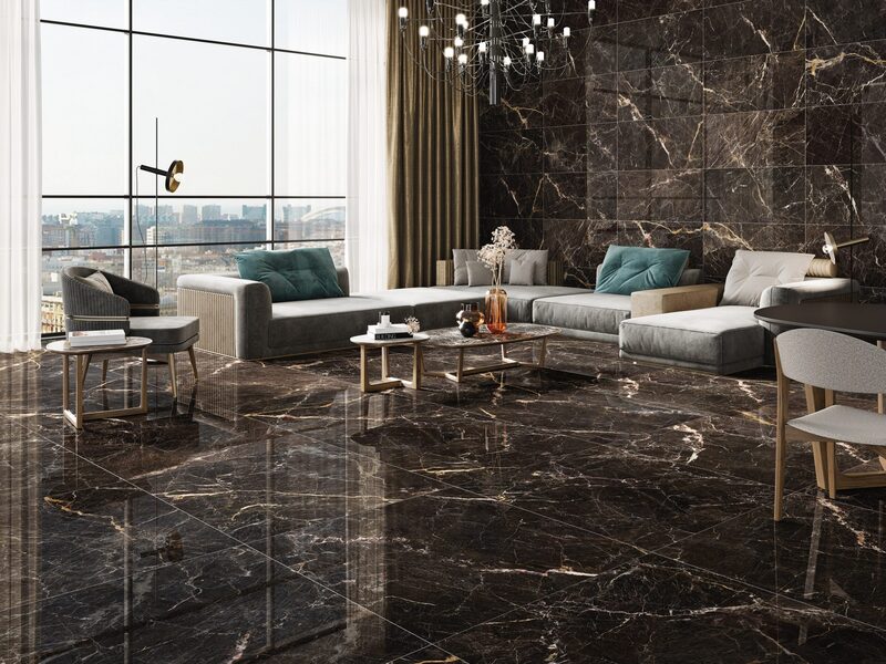 Windsor Black Polished 60cm x 120cm 9mm