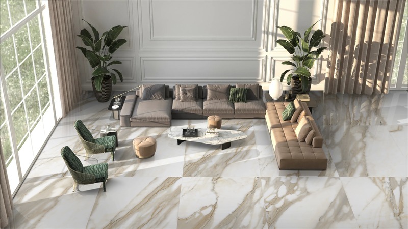 Calacatta Gold Polished 120cm x 120cm 9mm