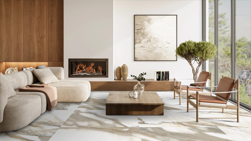 Calacatta Gold Satin 60cm x 120cm 9mm