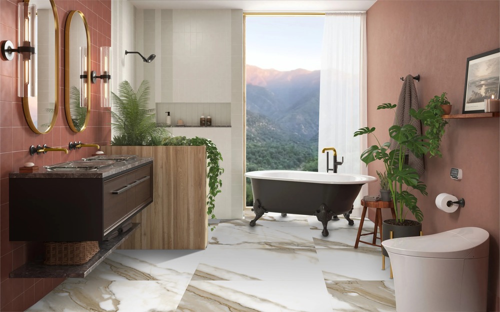 Calacatta Gold Satin 60cm x 120cm 9mm