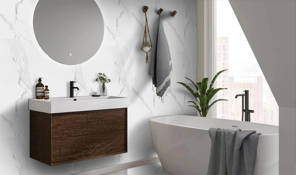 Calacatta White Polished 60cm x 120cm 9mm