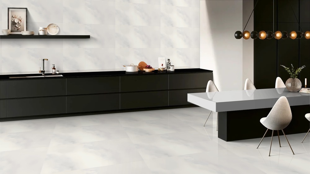 Hydra White Polished 60cm x 120cm 9mm