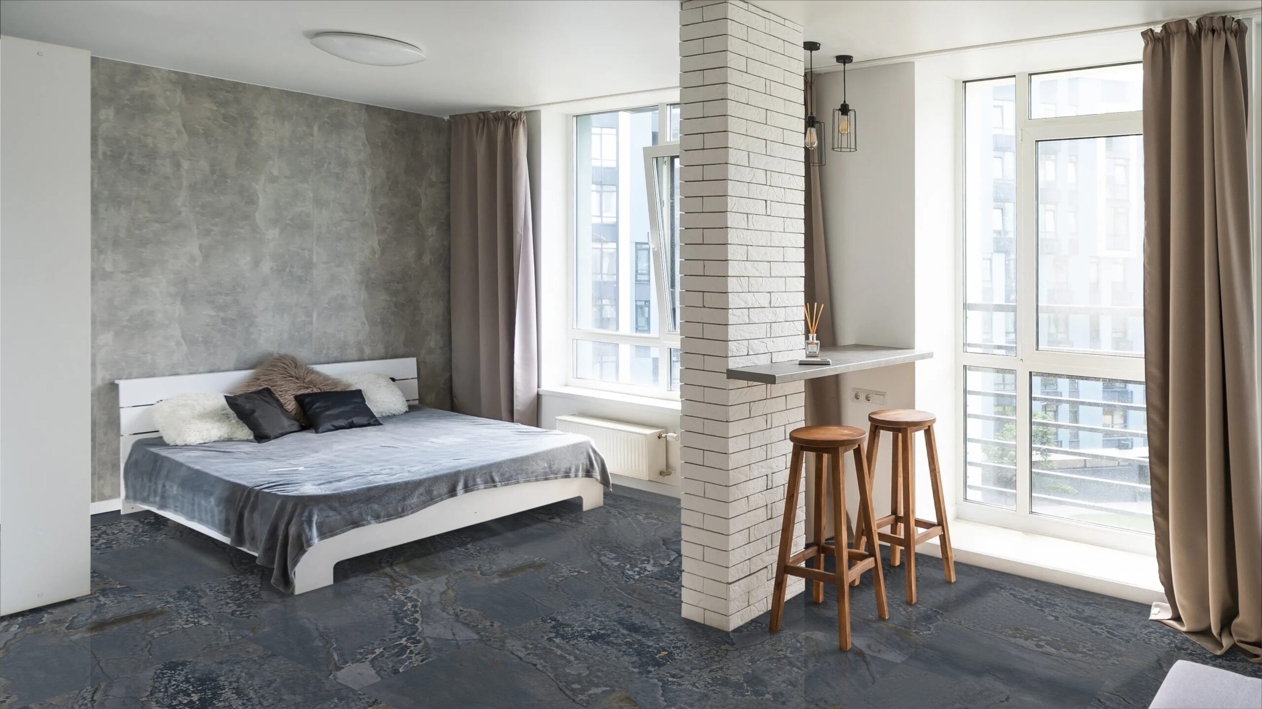 Planet Blue Polished 60cm x 120cm 9mm