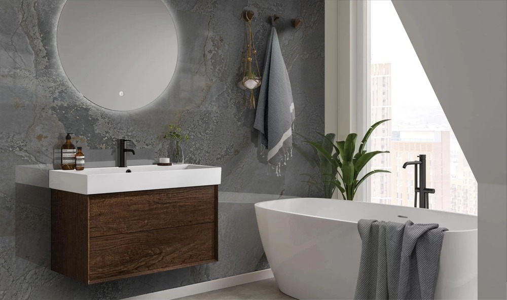 Planet Dark Polished 60cm x 120cm 9mm