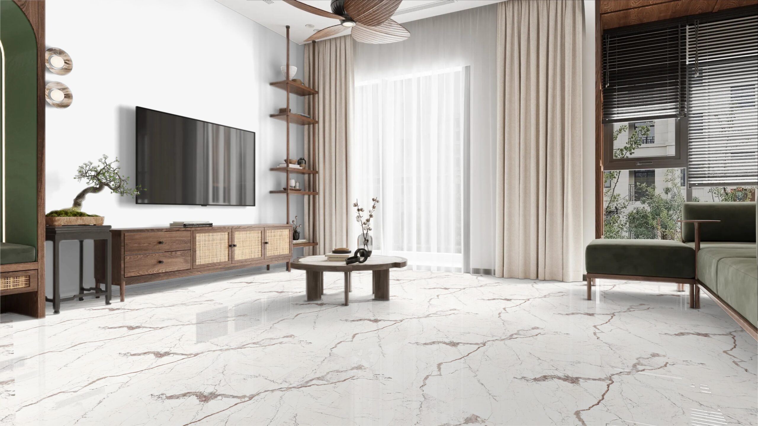 Windsor Burgundy Polished 60cm x 120cm 9mm